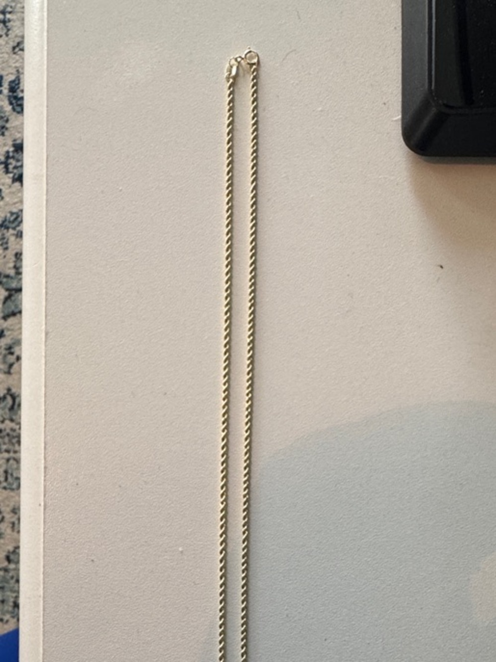20” Diamond Cut Rope Necklace - 10K Solid Gold